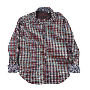 Robert Graham Men's Geometric Button-Up Shirt Multicolor Size Medium